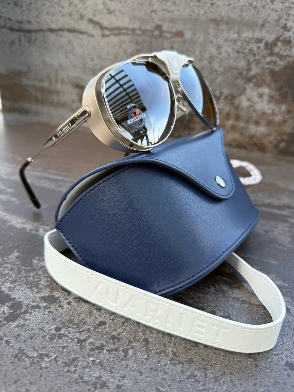New Vuarnet Arctic 01 Titanium Aviator Sunglasses Men’s - Picture 15 of 16